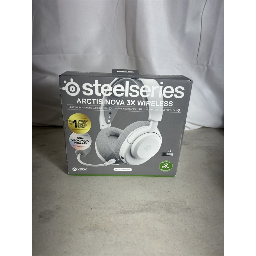 SteelSeries Arctis Nova 3X Wireless Gaming Headset - White 61690